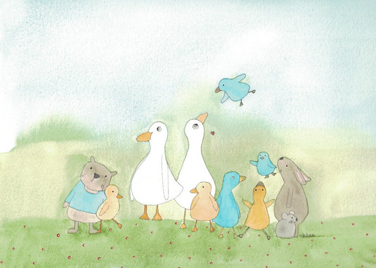 "Duck Dayz” greeting card