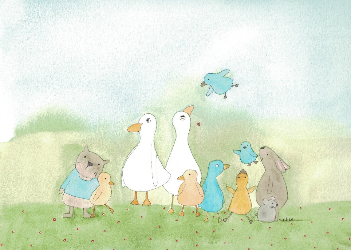 "Duck Dayz” greeting card