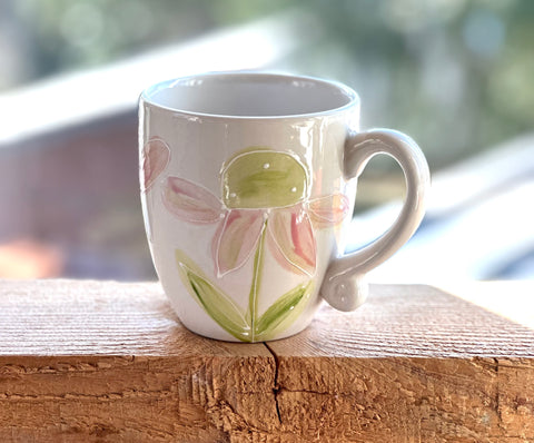 Pink Coneflower mug