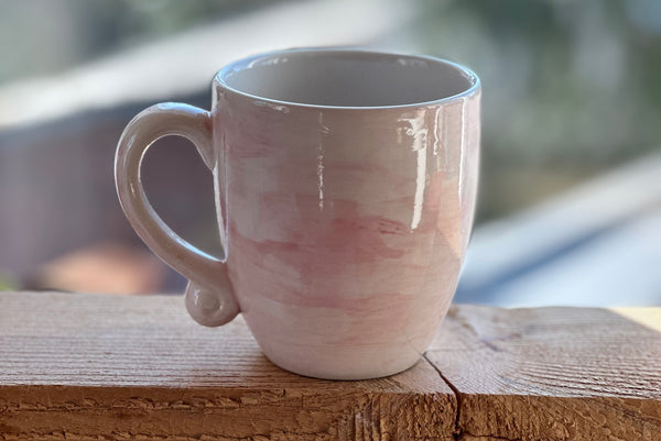 Pink all over Daisy mug