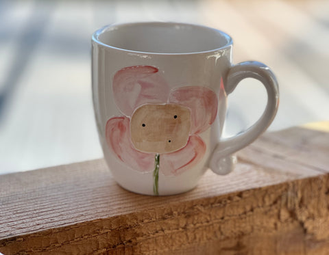 Pink Poppy mug