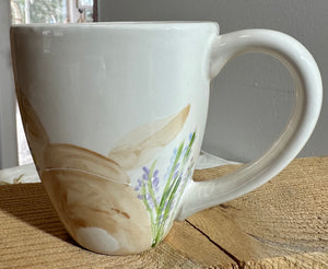 Bunny in Lavender garden mug