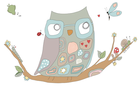 “Sweet Owl” greeting card