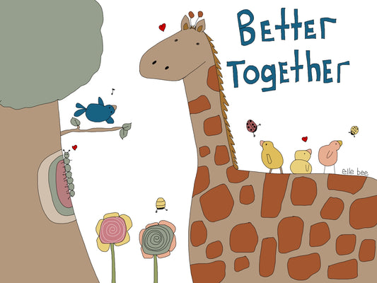 “Better Together” greeting card