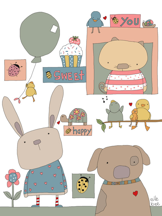 “Bee You” greeting card