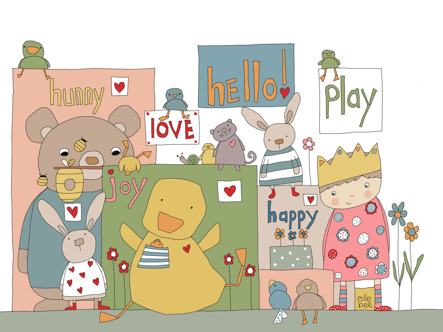 Hunny”  greeting card