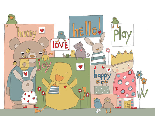 Hunny”  greeting card