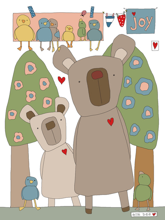 “They’re 2 peas in a pod” greeting card