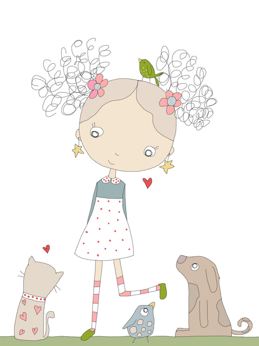 “Lucy’s Favourite Earrings” greeting card