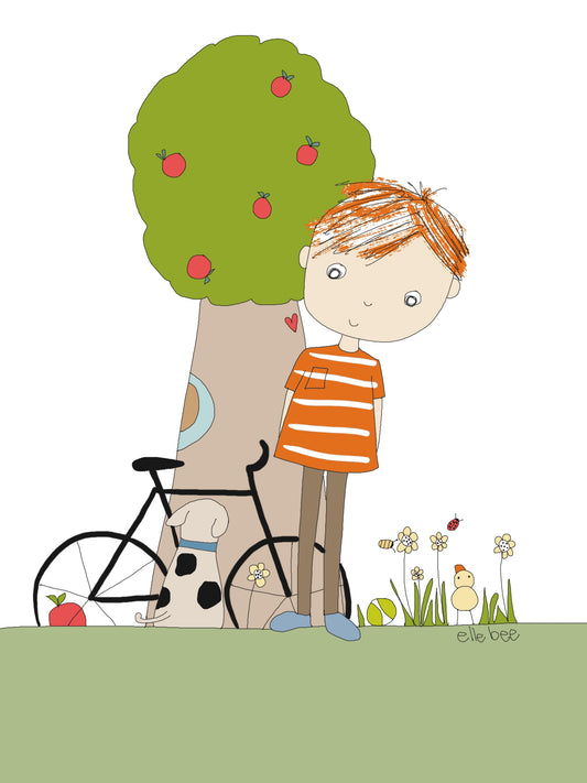 “Buddy and Buster” greeting card