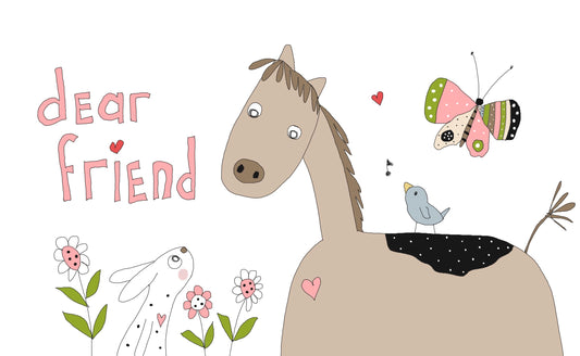 “Dear Friend” greeting card