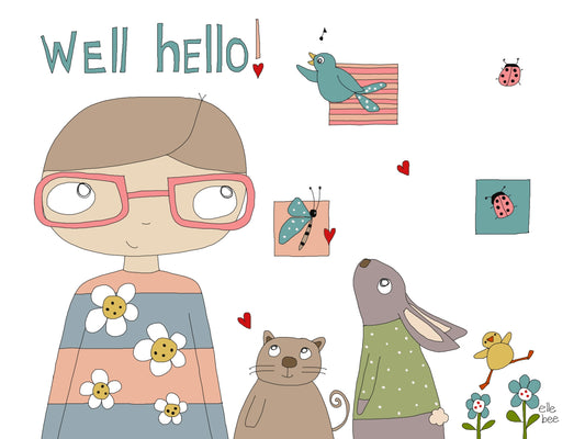 Well hello! greeting card