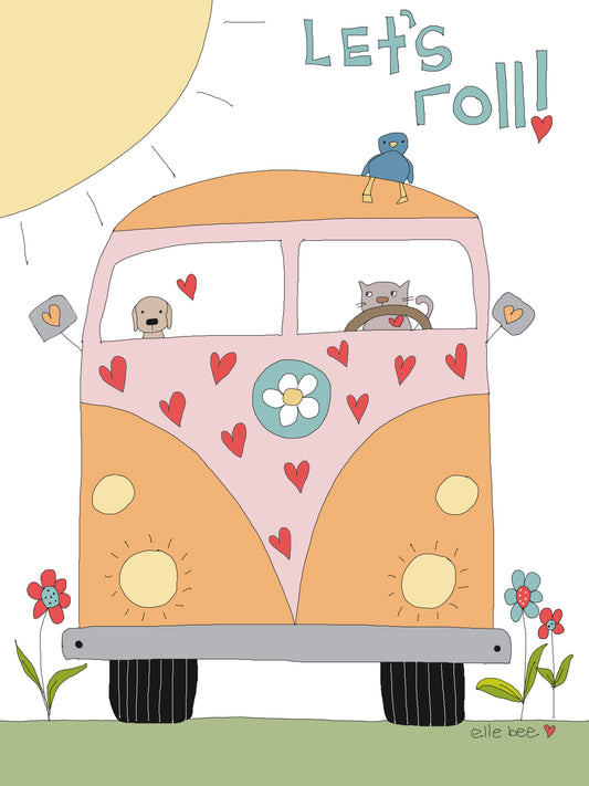 Let’s Roll! greeting card