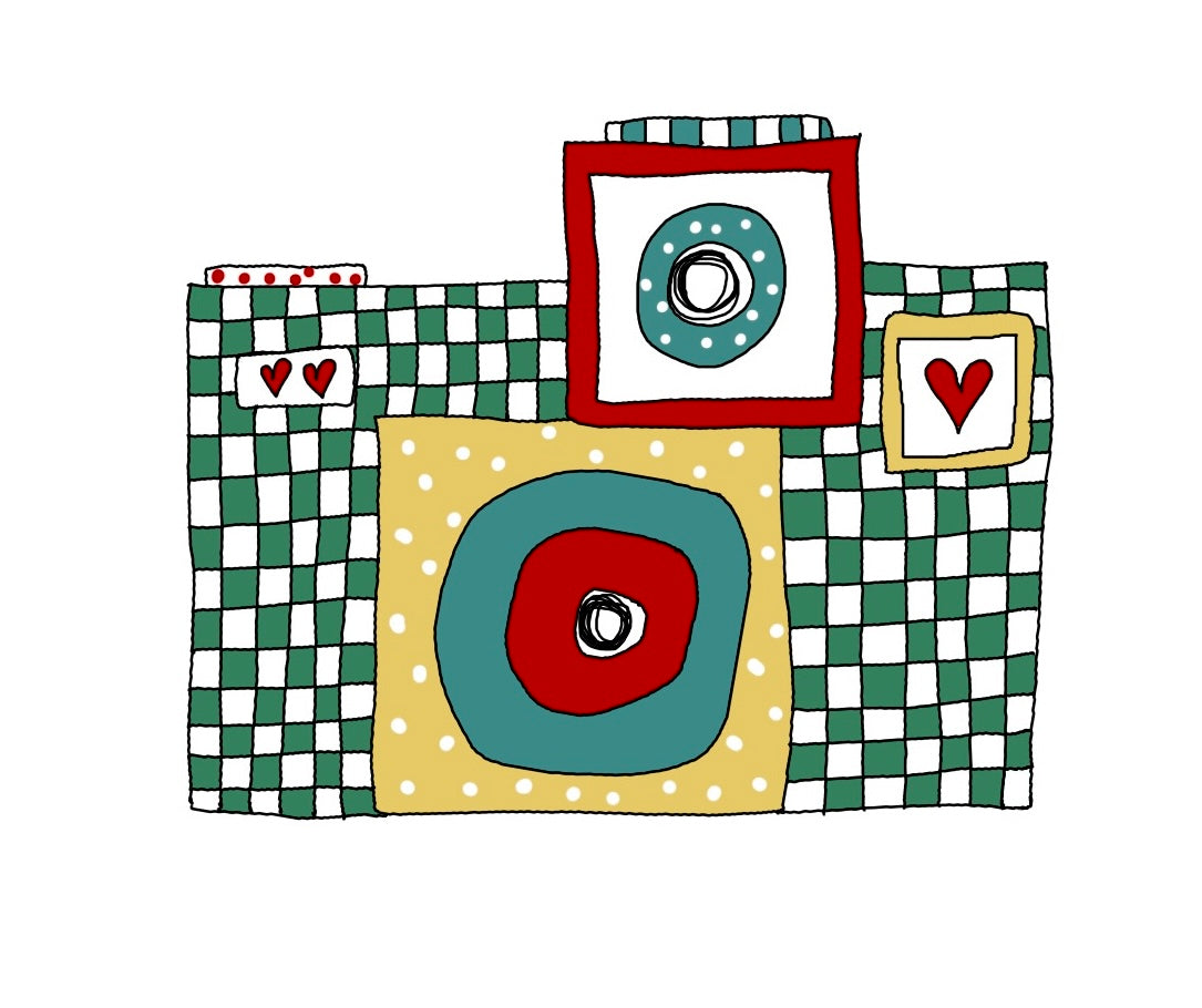 Vintage Camera round sticker pack of 8