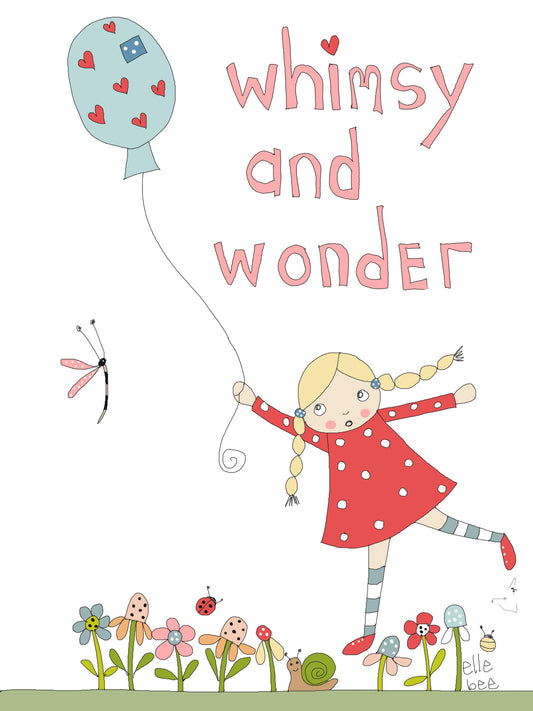 Whimsy & Wonder greeting card