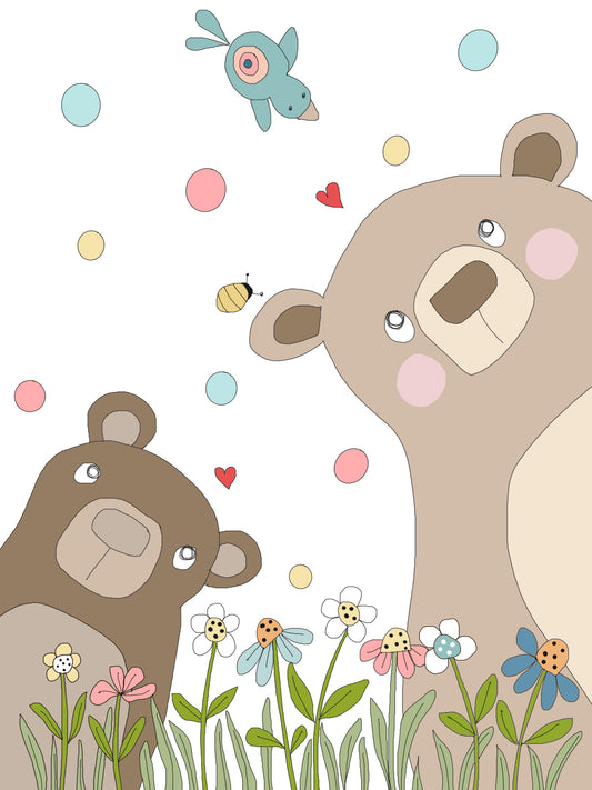 Bear-y Patch greeting card