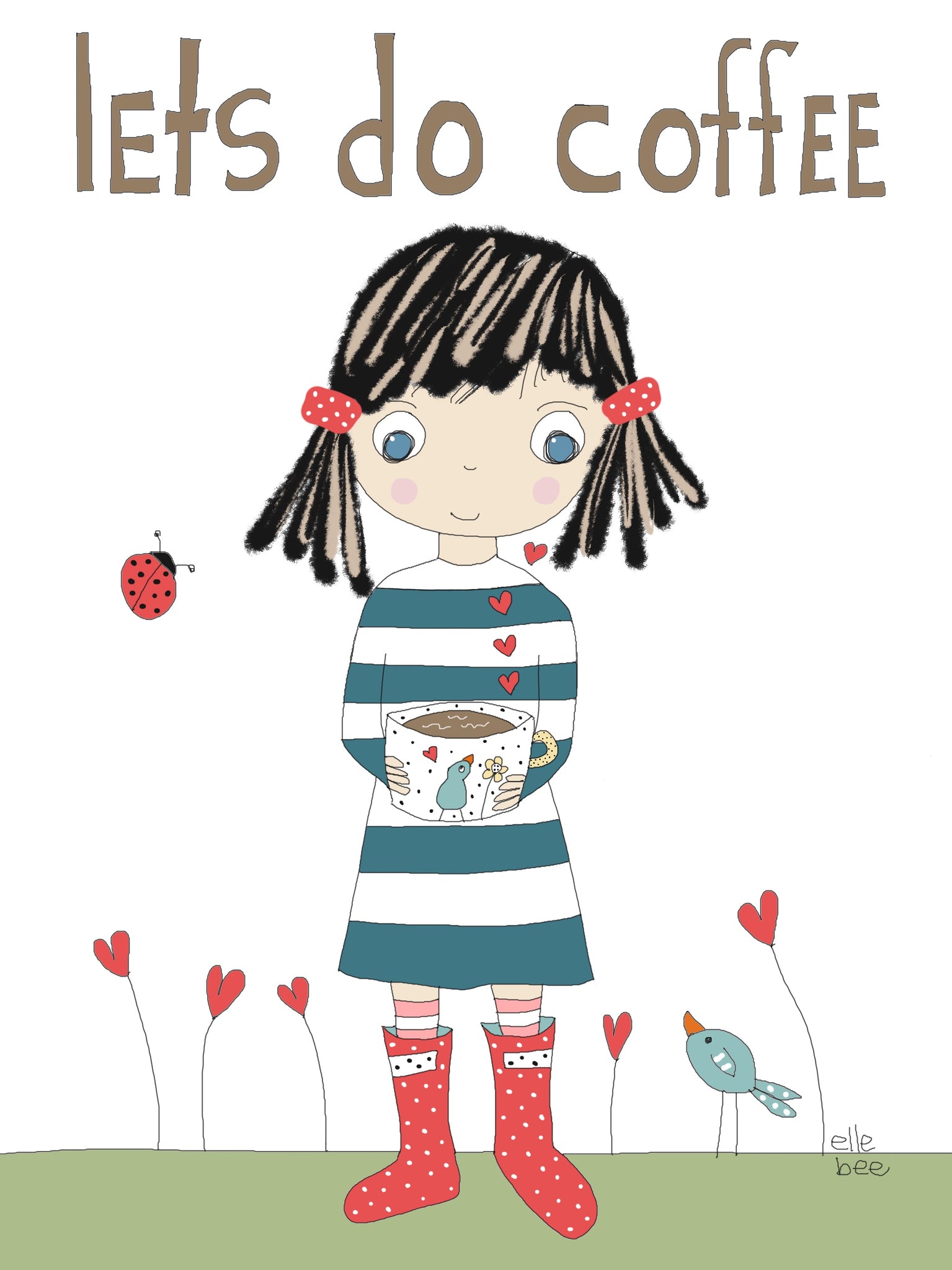 Let’s do Coffee greeting card