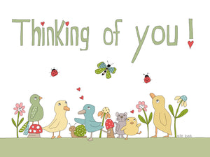 Thinking of you greeting card