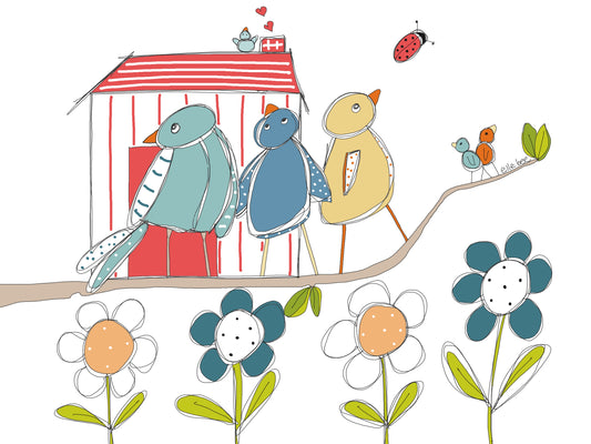 3 Peas in a Pod greeting card