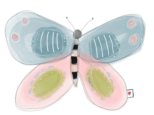 For the love of Butterflies greeting card