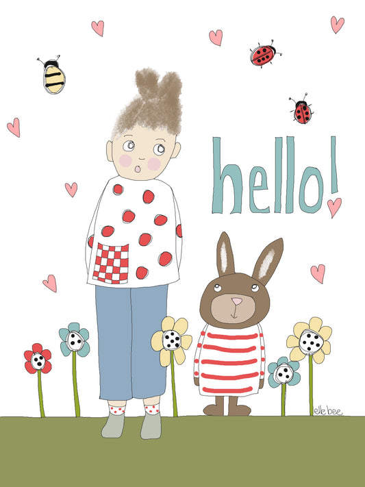 Hello! greeting card