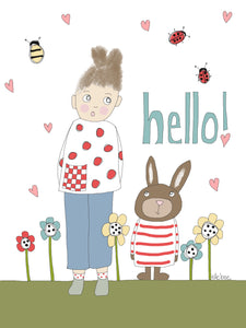 Hello! greeting card