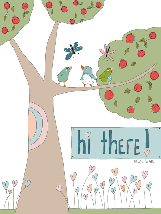 Hi there! greeting card