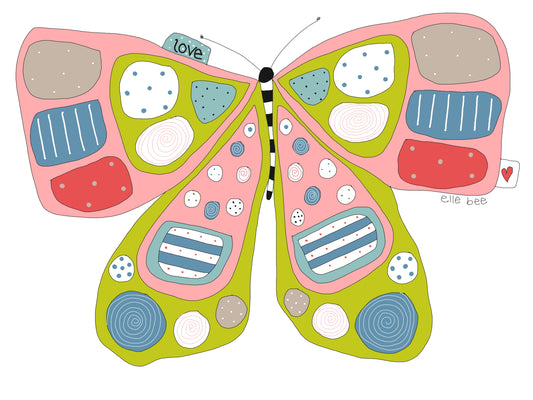Butterfly love greeting card