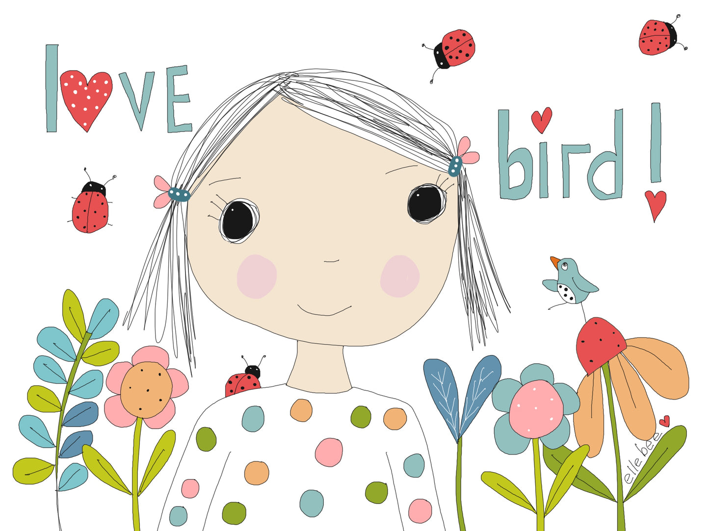 Love Bird! greeting card