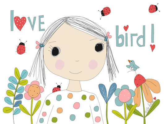 Love Bird! greeting card