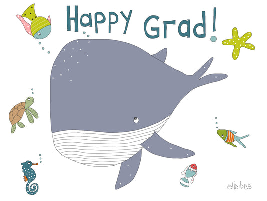 Happy grad! greeting card