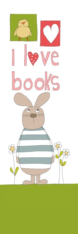 I love books - bookmark