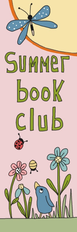 Summer book club - bookmark