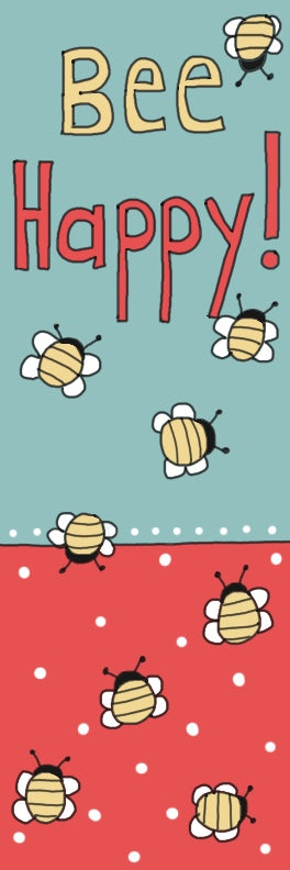 Bee Happy bookmark