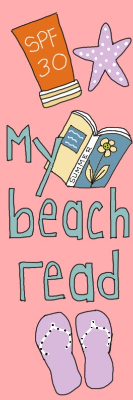 My summer beach read- bookmark