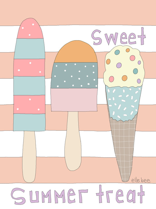 Sweet summer treat greeting card