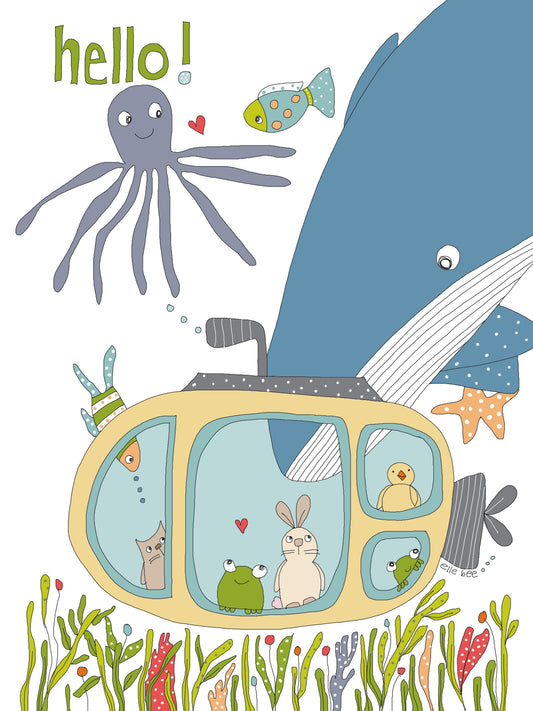 Hello! greeting card