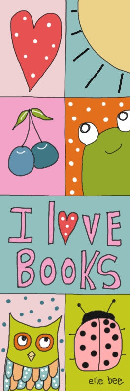I love books bookmark