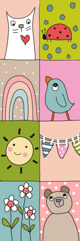 Bluebird & Friends Bookmark