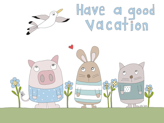 Have a good vacation greeting card