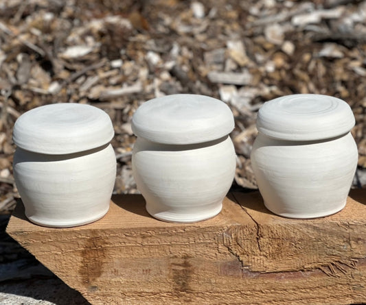 Bisque fired Pet Urns ready to personalize