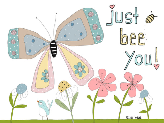 Just bee you! greeting card