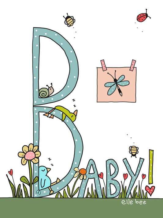 Baby! greeting card