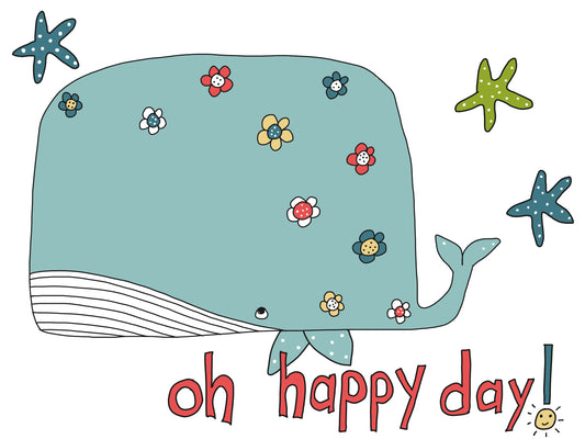 Oh happy day! greeting card