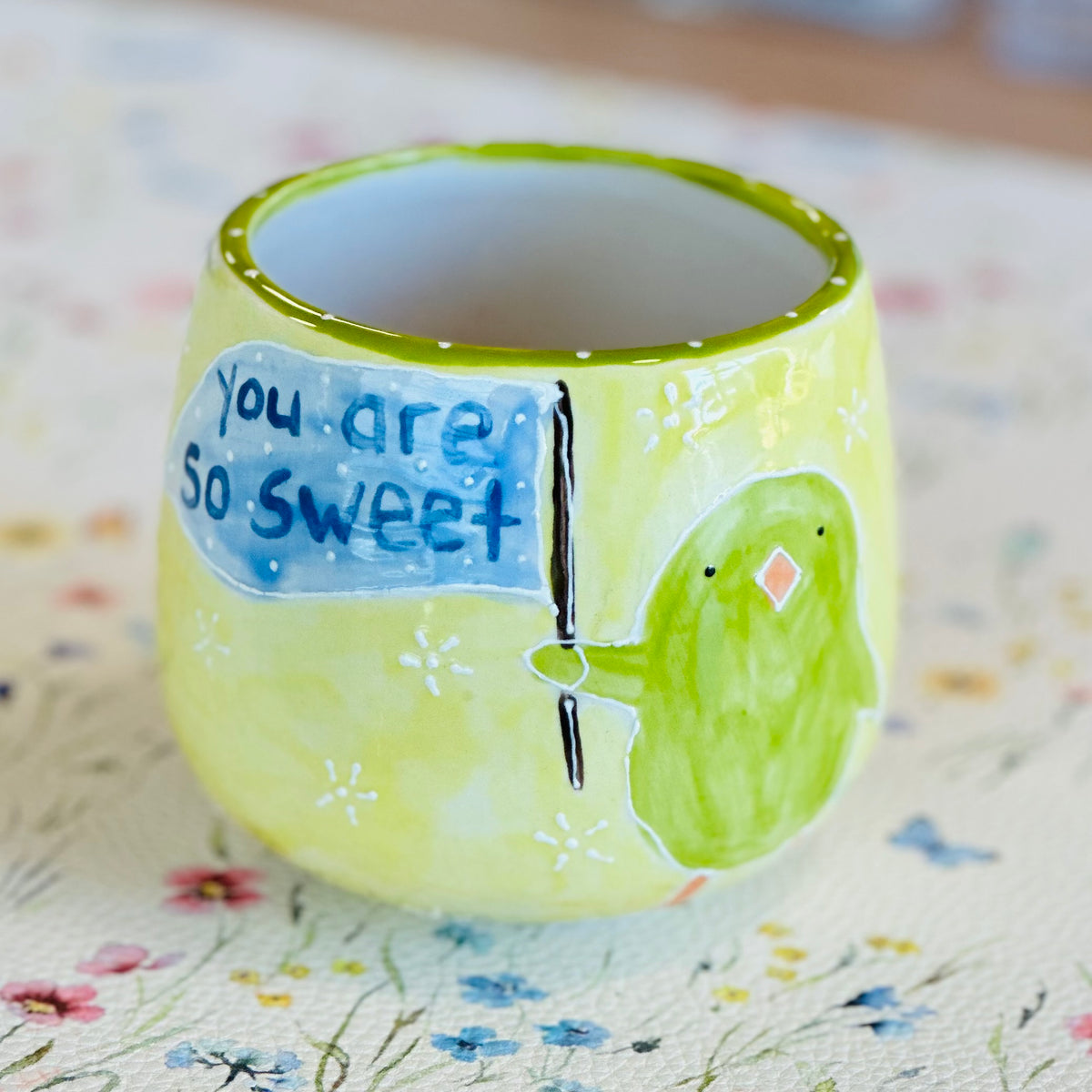 You are so sweet vase planter