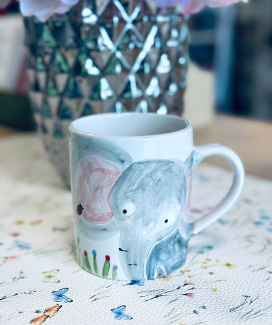 Elephant & Ladybug mug