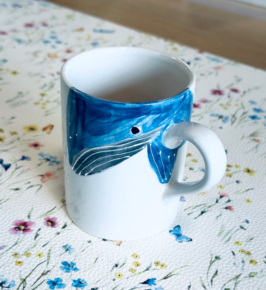 Hello there whale mug