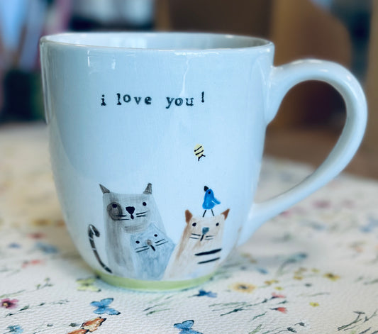 I love you kitties large coffee / tea mug