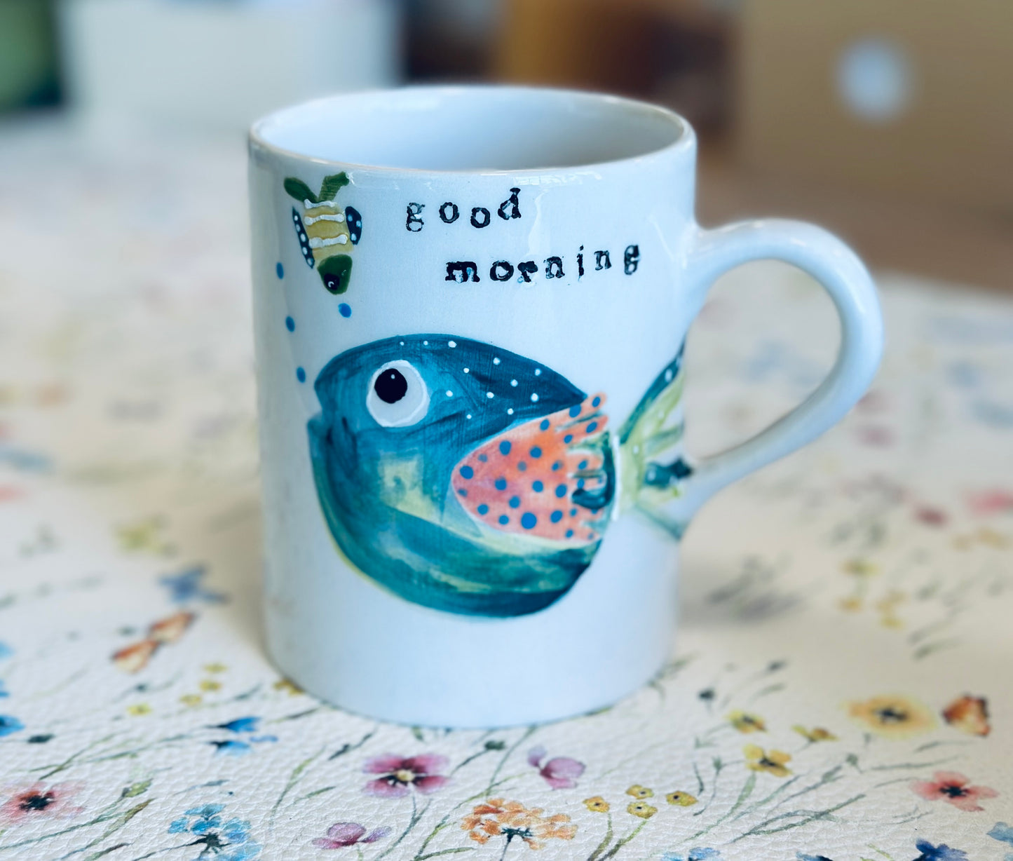 Good morning Blowfish mug