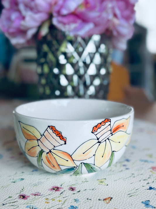 Daffodil Garden cereal bowl